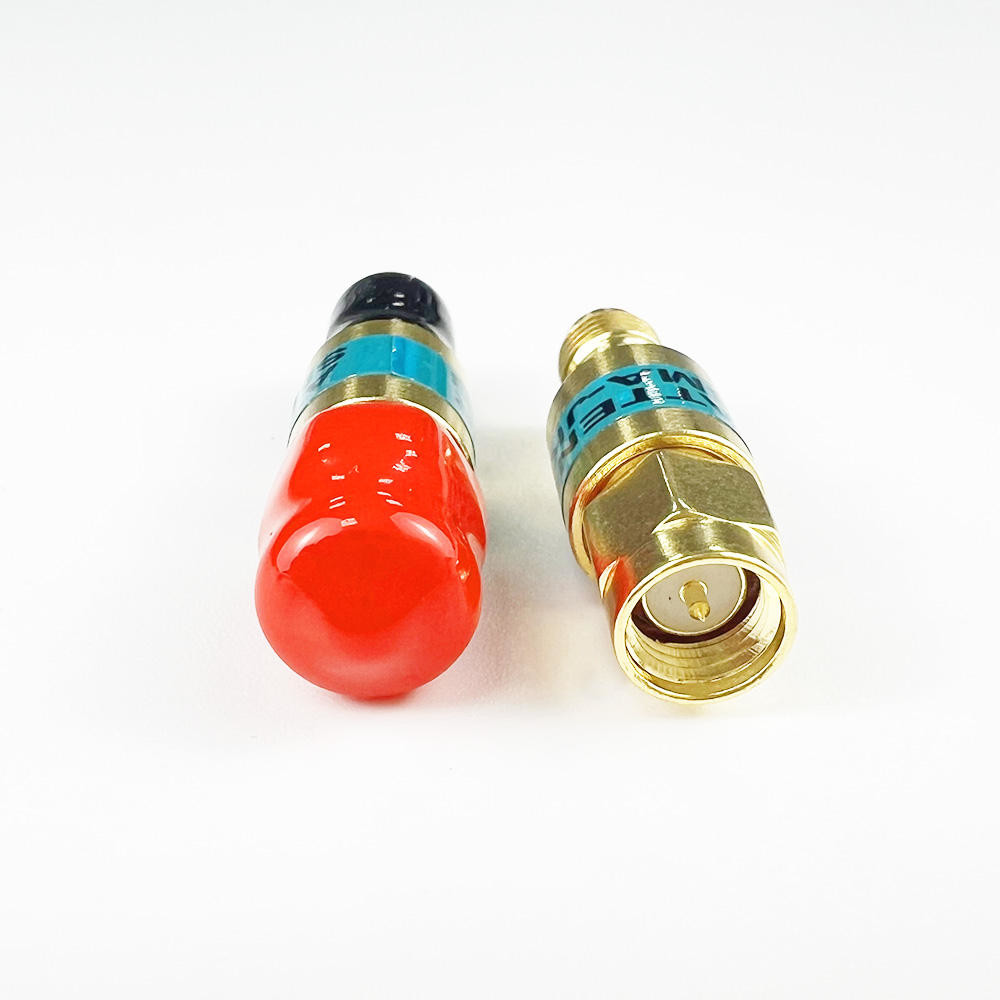 2W DC-6GHz SMA Male to SMA Female Coaxial RF Attenuator 1/2/3/5/6/10/15/30db Attenuator SMA Fixed Connectors Gold Plate