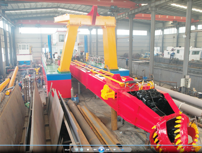 Up To 500 Tons Operating Weight River Dredger With Hydraulic Control System By Yongsheng