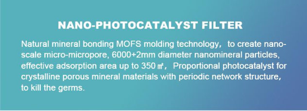 1200m3/h Portable Plasma Air Purifier 150m2 CADR 600 Photocatalyst