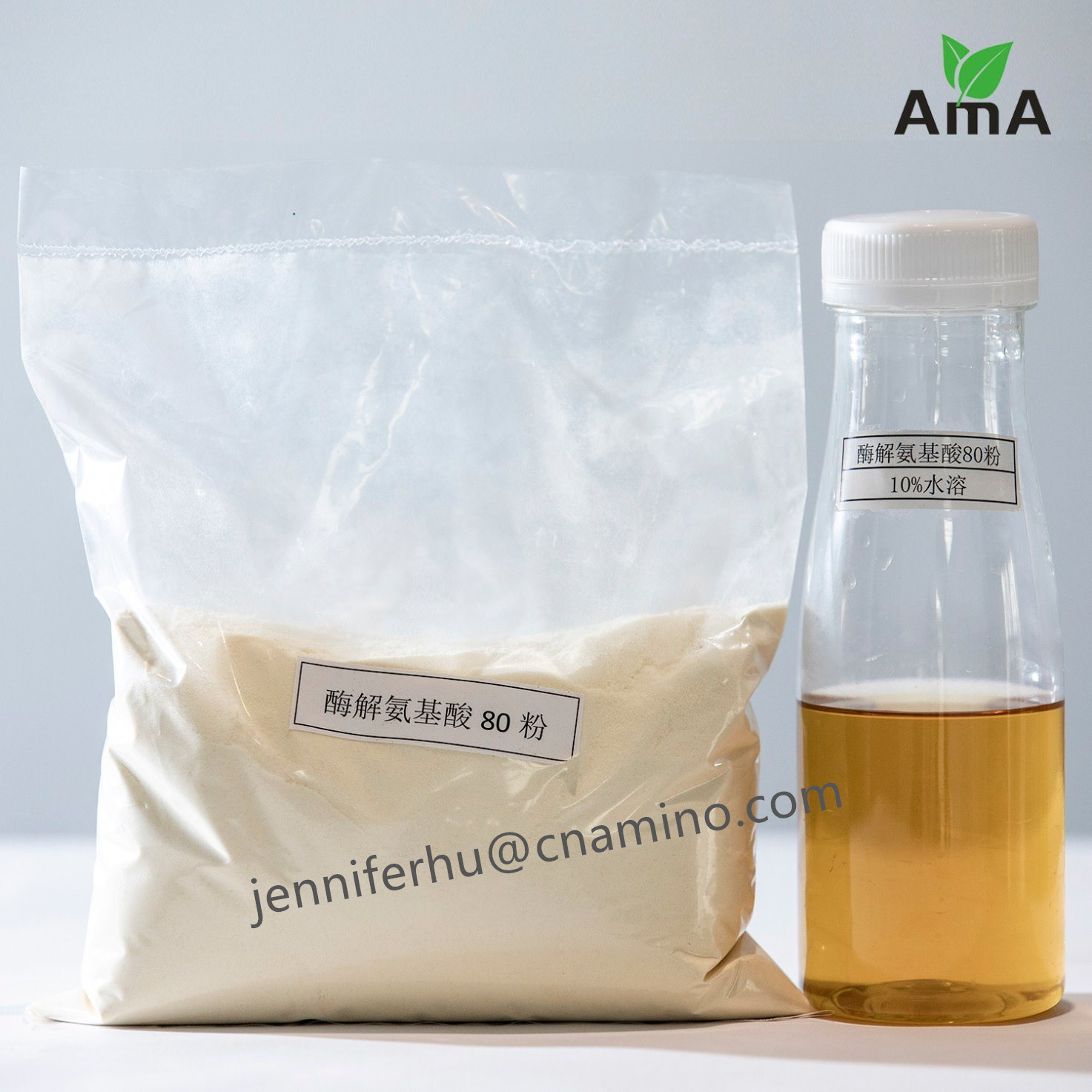 Amino Acid 80%　Nitro Soy Protein Hydrolysate OMRI Listed 14-0-0 Formulated For Organic Fruit Vegetable Crop