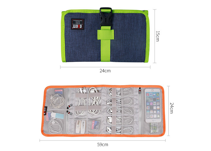 Hard Drive Cables Organizer Bag USB Flash Drives Travel Folding Bag Digital Storage Bag