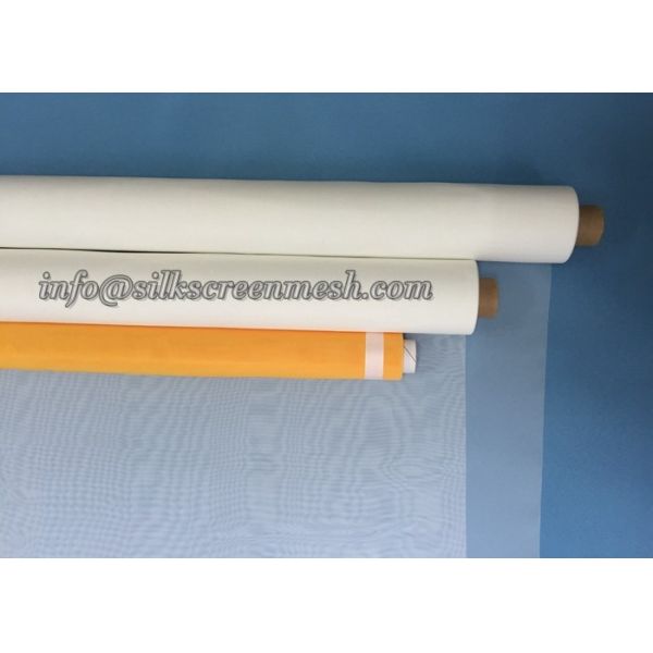 Low Elongation 100T Screen Printing Mesh Material 250 Mesh Count 0.1m - 3.7m Width