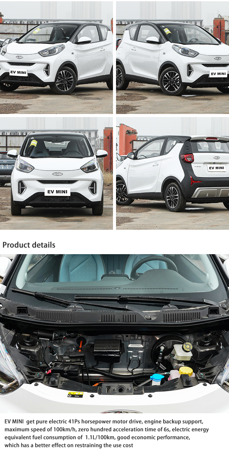 China Cheap Small Ant Used Energy Vehicles Adult Chery Mini Ev Car