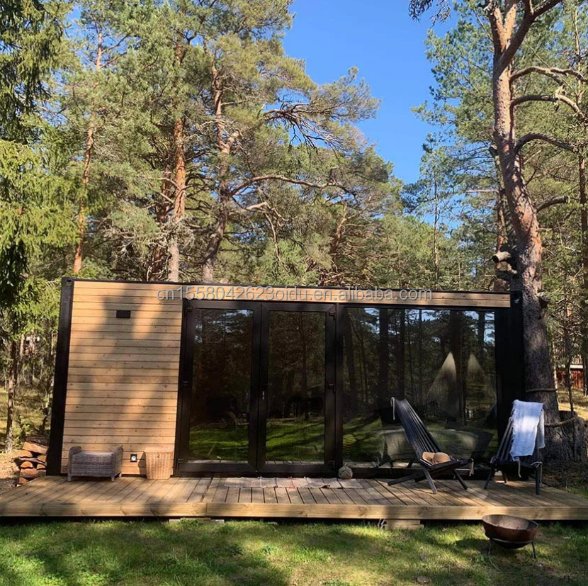 Aluminum Alloy Windows and Insulating Prefabricated Room 20ft European Sunroom for Hotel Insulation