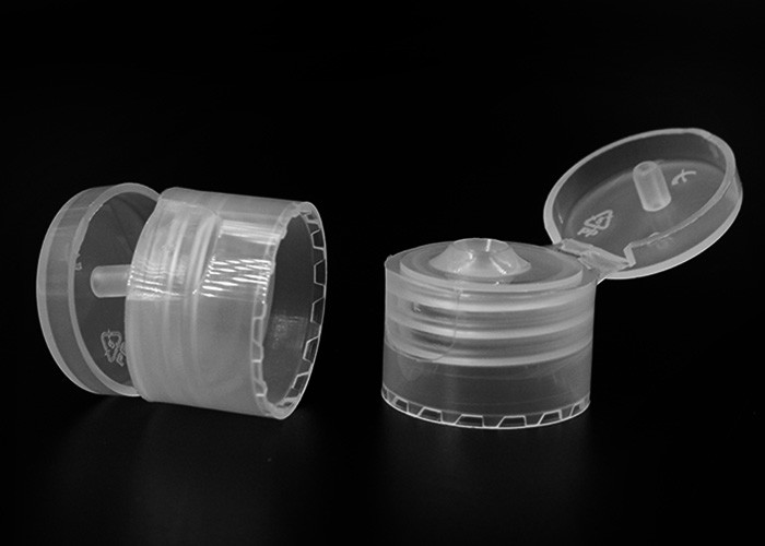Eco Friendly Plastic Flip Top Cap Tighten Closure For Empty Lotion Bottles