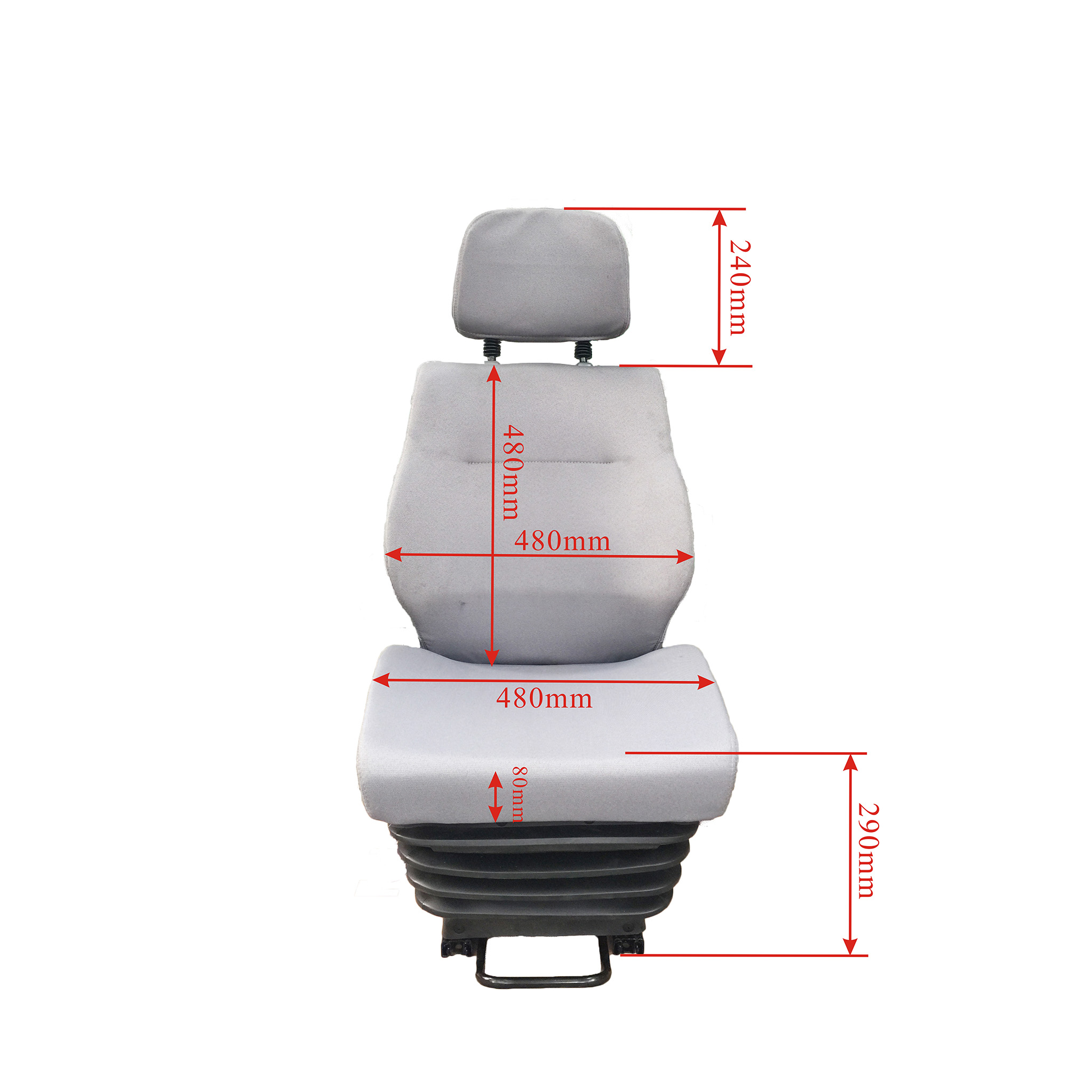 air suspension seat base for the truck seat heavy duty driver seat base with air spring