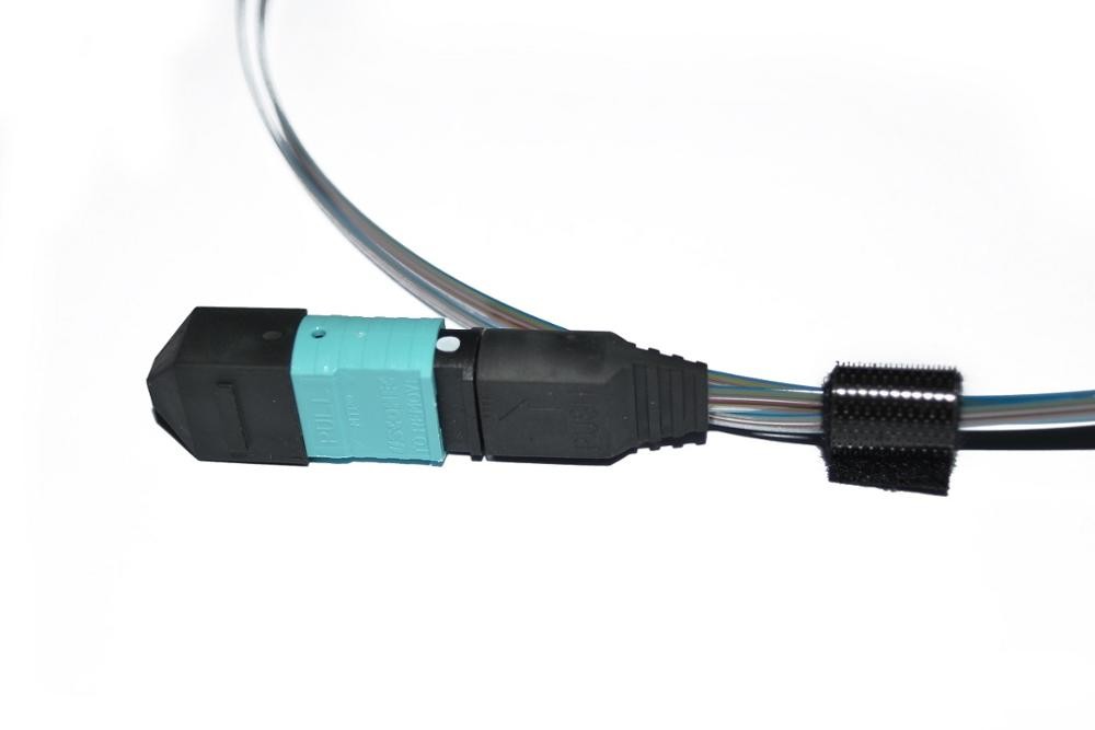1 Meter Fiber Optic Ribbon 8 Core MPO OM3 OM4 Pigtail