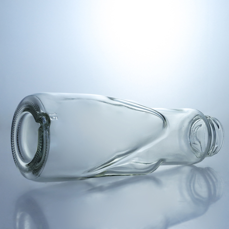 Bottle Color Clear 360ml Glass Bottle for Milk Juice Coffee Screw Cap