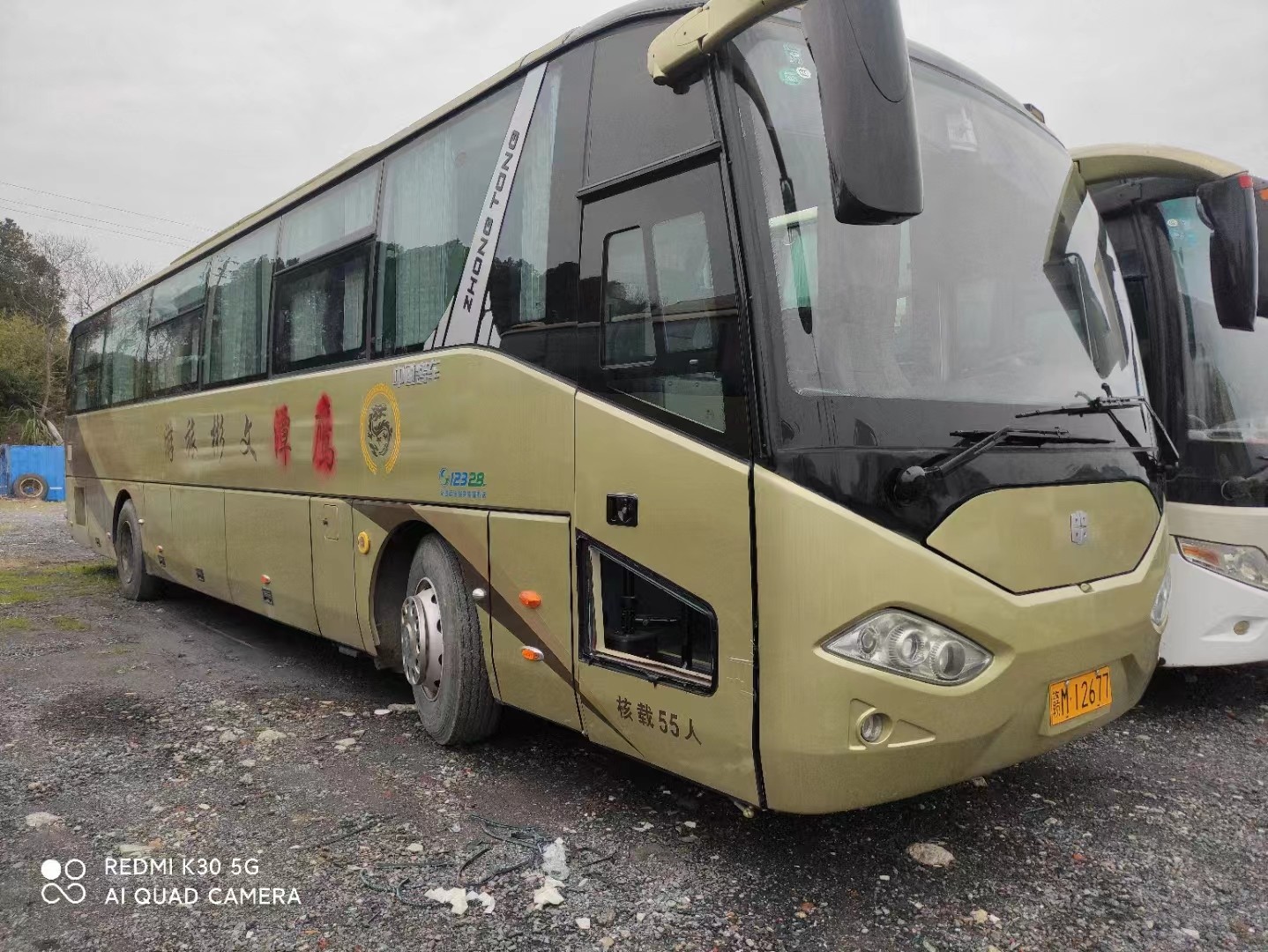 2015 Year 55 Seat Used Zhongtong Bus ZLCK6120 Second Hand Bus 199kw With LHD For Passenger