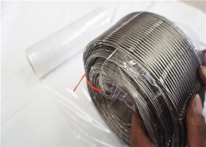 1.2mm Climbing Plant Support Mesh 200mm Stainless Steel Cable Wire Rope Netting 30x30mm