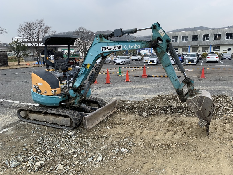 Second Hand Kubota Used Mini Excavator For Farms And Max Digging Height 4765 Mm