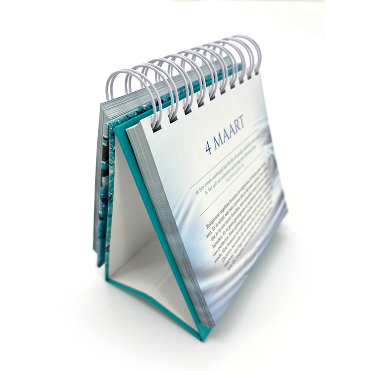 OEM 157gsm Art Paper Spiral Bound Notebook Printing Service