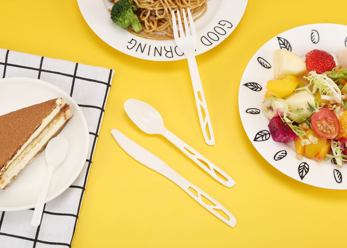 Biodegradable Compostable CPLA Disposable Cutlery Kits
