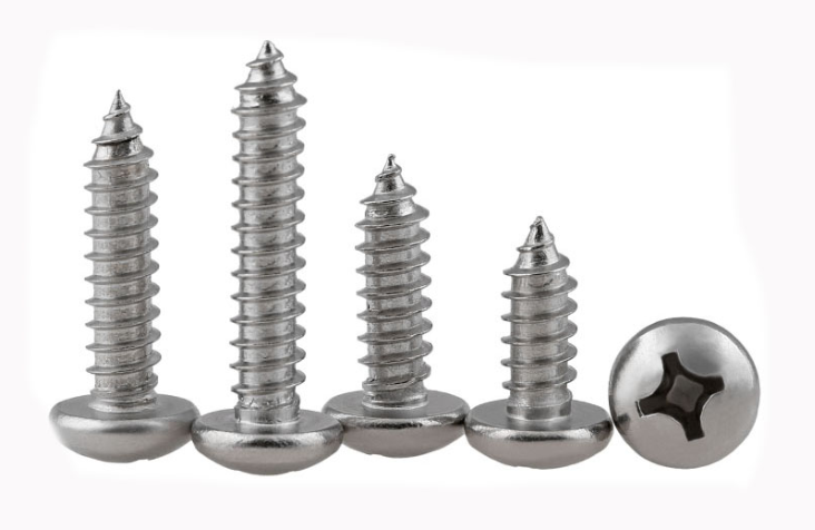 GB845 SUS304 SUS316 Cross Recessed Pan Head Tapping Screw