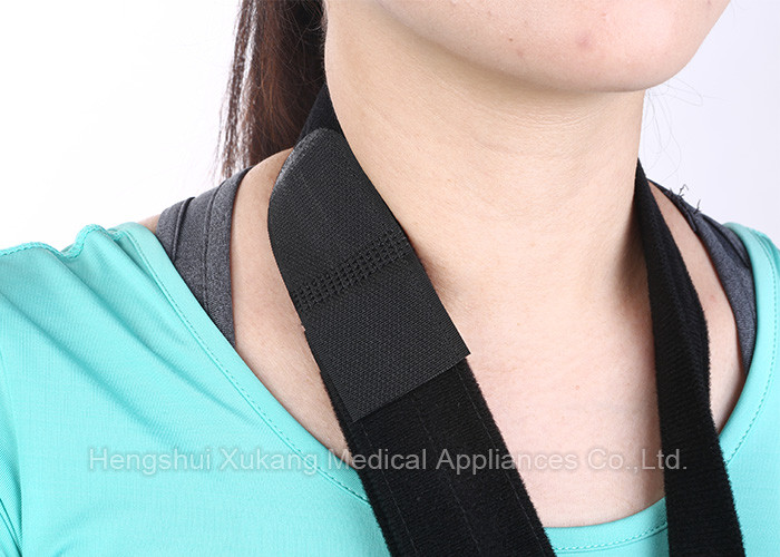 Black Removable Kids Elbow Support Built - In Protective Layer With Thick Liners