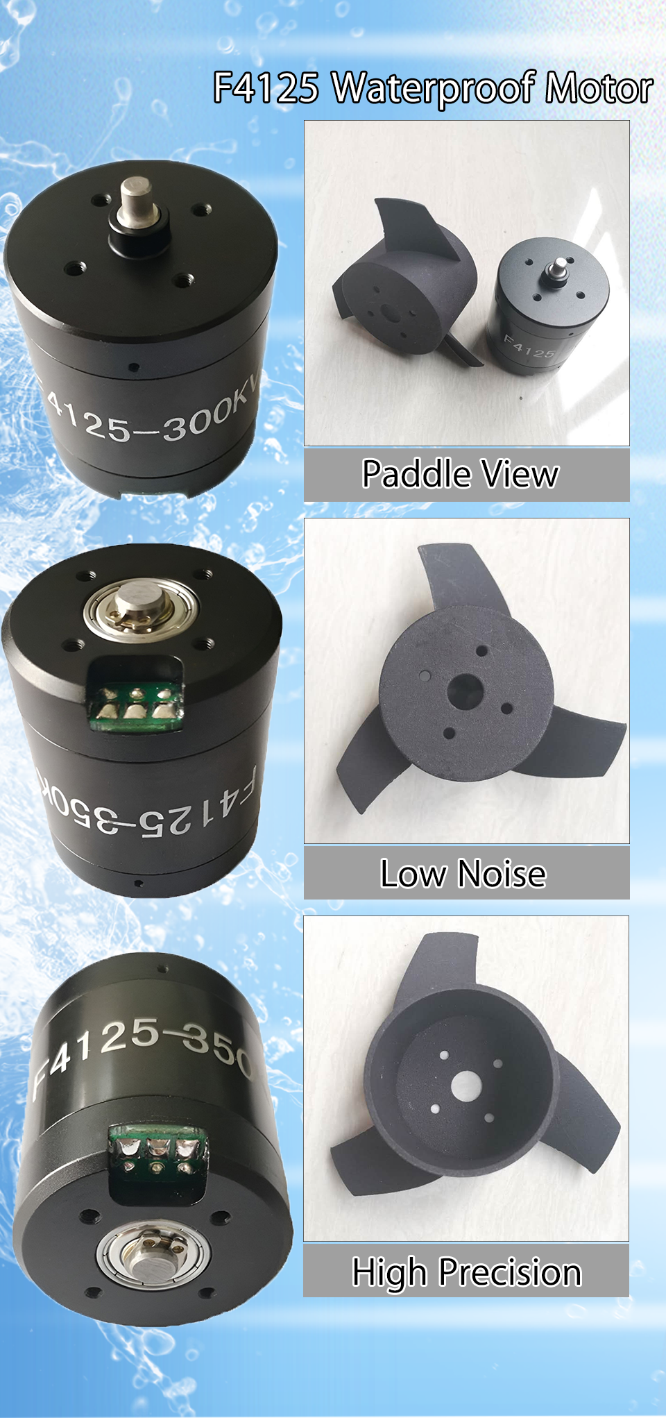 Brushless BLDC Waterproof Electric Motor 12v Dc For Underwater Products