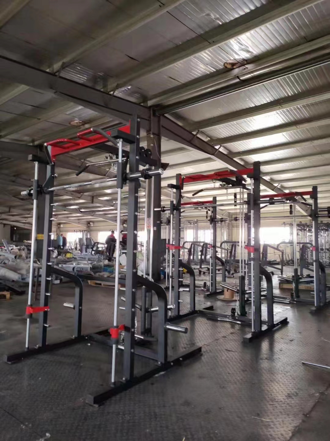 Mutli Functional Station Body Build Shoulder Chest Bench Press Squat Rack Power Rack