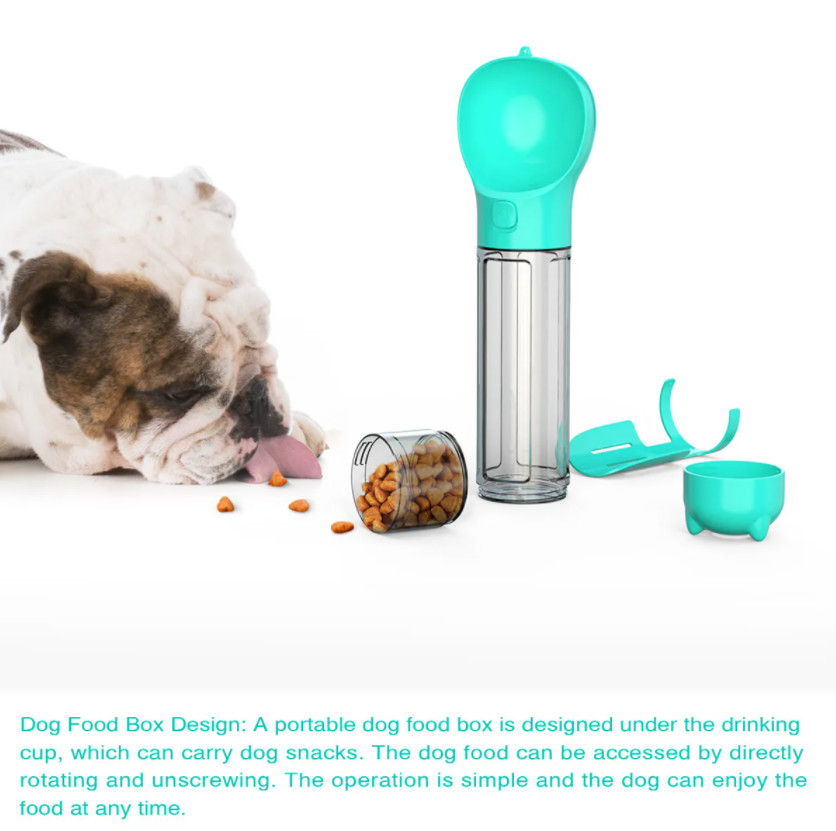 Multifunctional Portable Dog Water Bottle Leakproof Retractable Lightweight Pet Water Dispenser Bottle