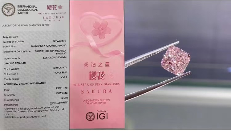 Sakura Pink Lab Grown Diamonds Pink Diamonds Lab Created Colored Diamonds prime source
