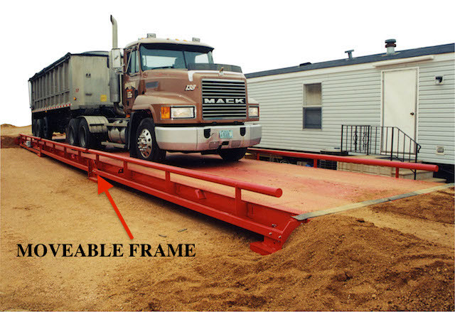 Heavy-Duty Portable Axle Scales For Accurate Truck Weight Measurement