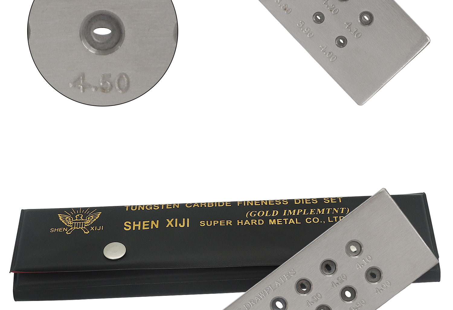 Oval / Small Porosity Wire Tungsten Draw Plate For Jewelry Making