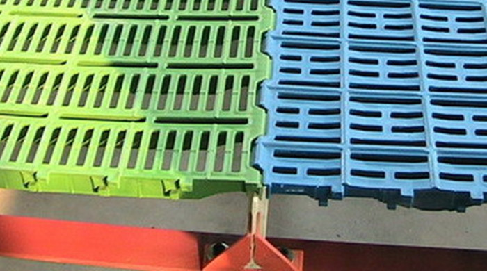 Multi Colored Poultry Plastic Slats , PP Plastic Pig Flooring 400*600 600*600