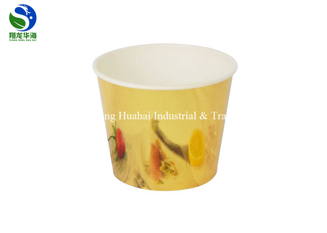 Large capacity take away custom printed white disposable food fried chicken wings paper bucket with lid