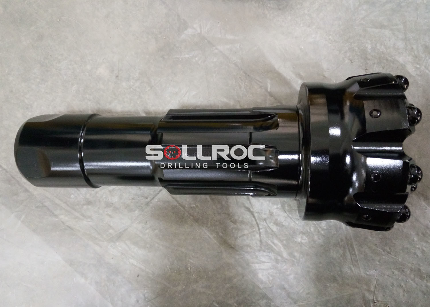 6 1/2" DTH Drilling Tools 165mm DHD360 Rock Drill Bits Flat Face Shape