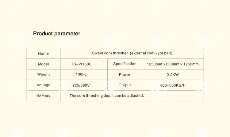 Tengsheng Corn Thresher Machine Frequency Converter Mini Shelling