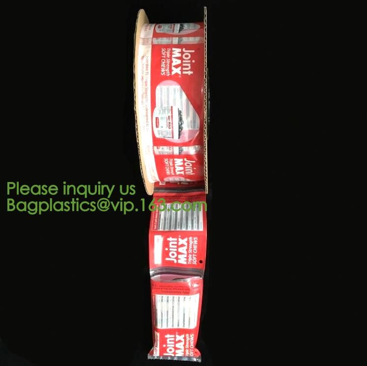 clear LLDPE easy tearing line pre-opened in roll bag,Factory custom LLDPE plastic autobag Preopened polybag on a Roll