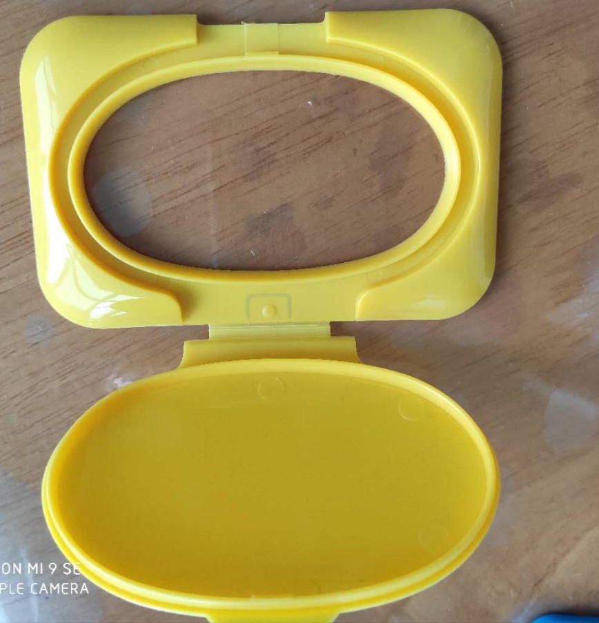 Blue Baby Wet Wipe Lid Cover 100mm ISO9001 Flip Top Cap