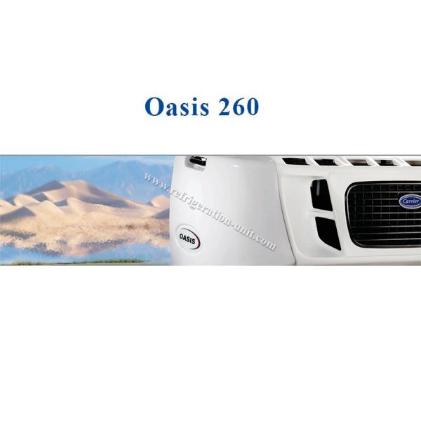 Oasis 260 Carrier transicold refrigeration unit available for the 5-6 meters refrigerated box truck available for 50 degree Ambient temperature good