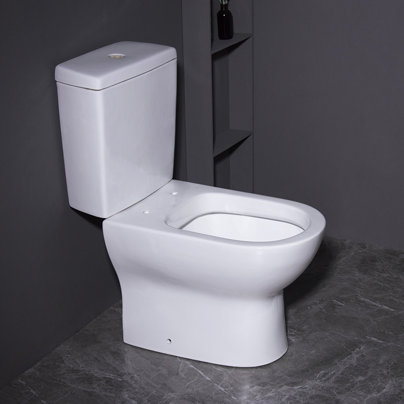 3L 6L Flowrate Two Piece Dual Flush Toilet White WC Bathroom Bidet
