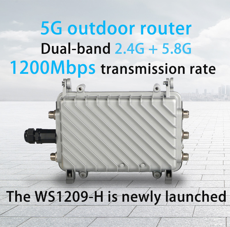 256MB DDR3 5G Outdoor Router 4g 5g Wifi Router POE Power Supply