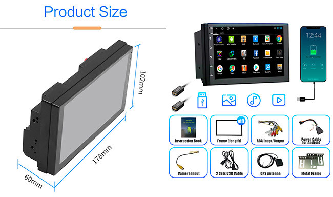2din LCD GPS Navigation Car Android Stereo Touch Screen Car DVD Player For Chevrolet Cruze