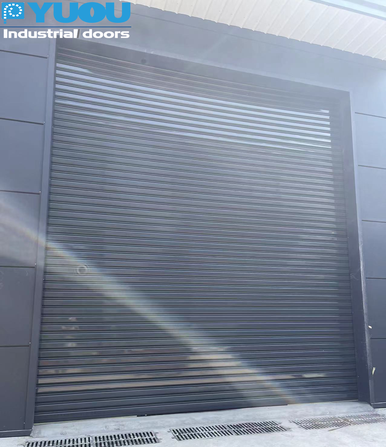 Self Storage Steel Roller Shutter Door Manual Electric