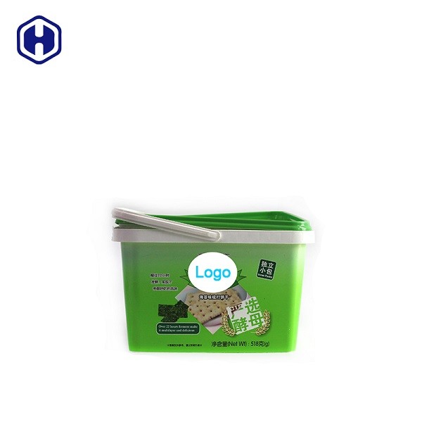 Strong Reusable Small Square Plastic Containers Sturdy Scratch Resistant