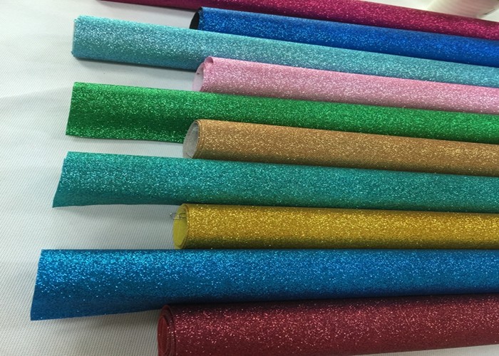 Useful Fancy Leather Multi Coloured Glitter Fabric PU Leather KTV Bars Wallpaper