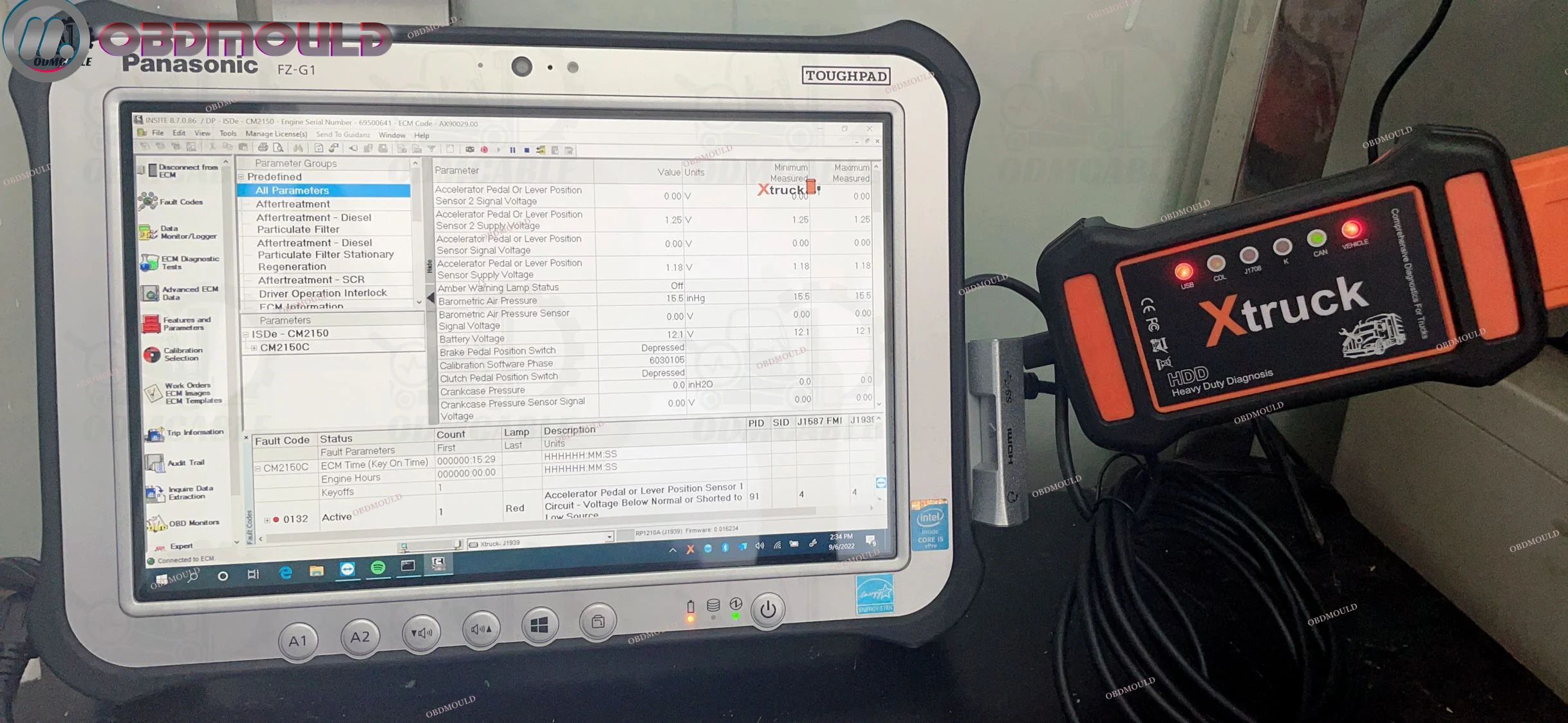 XTRUCK Y009 Multiple brand construction machinery Truck scanner Automatic code reader OBD diagnostic tool Vehicle scanne