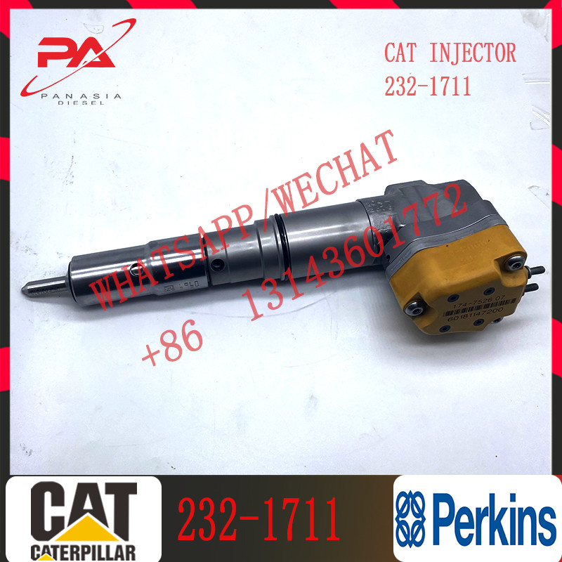 3412E 2321711 Engine Excavator Oem Common Rail Fuel Injectors 232-1711