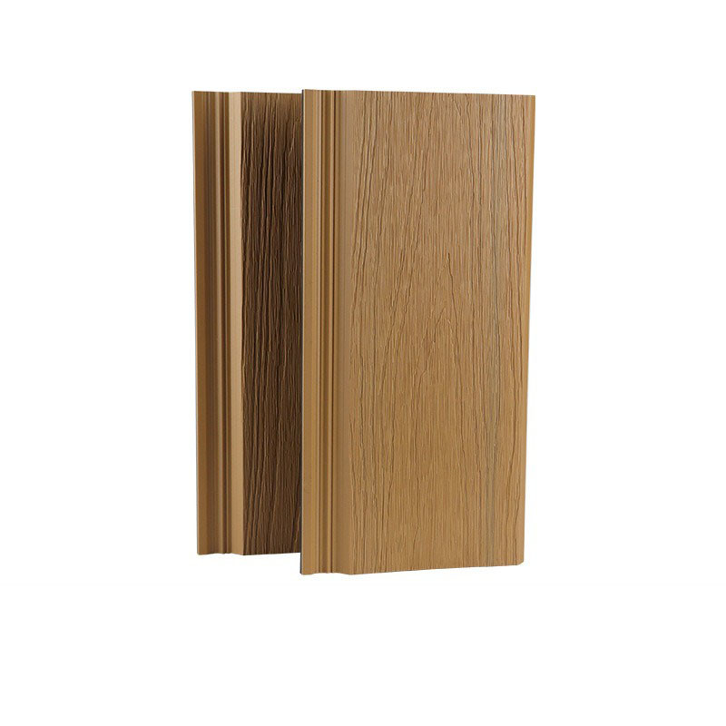 Moisture-proof 145x20.5mm Exterior Floor WPC Cladding Panel For Park And Flat Surface Wall Board For Villa