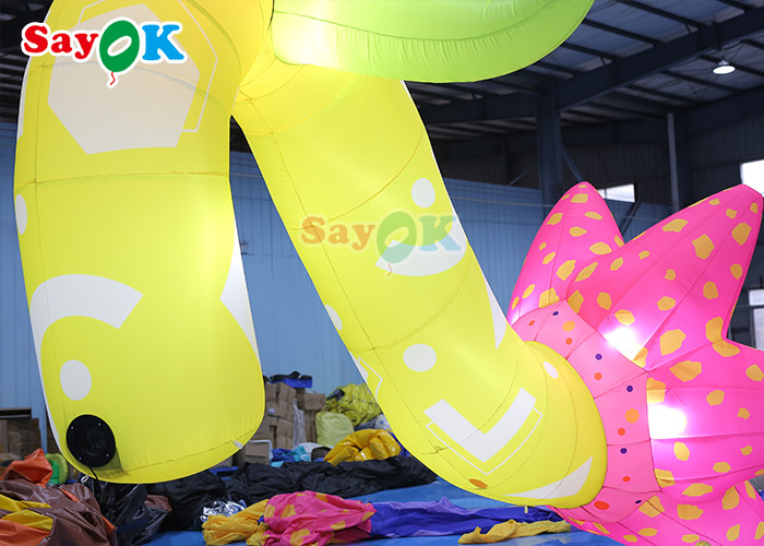 Oxford Cloth Inflatable Flower Led Inflatable Party Flower Wedding Decoration