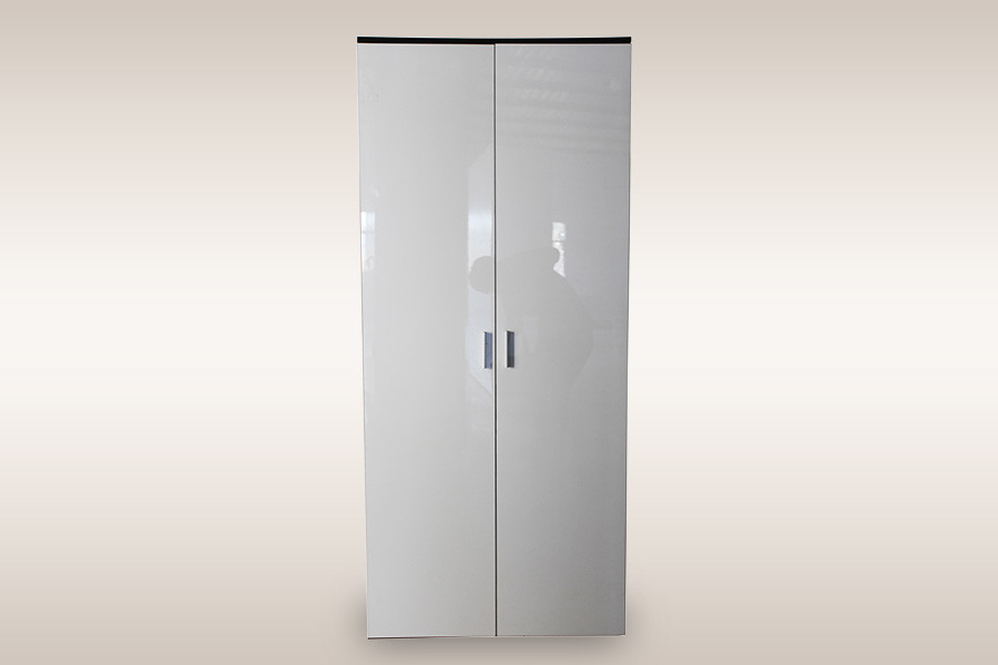 OEM Small Bedroom Wooden Clothes Cabinet Wardrobe Closet With 2 Doors