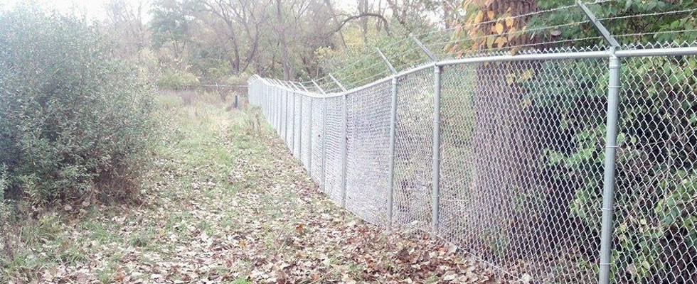 Barbed/barbed selvedge Galvanized Chain Link Panels Fence,0.9mx20mx50*50mmx2.8mm