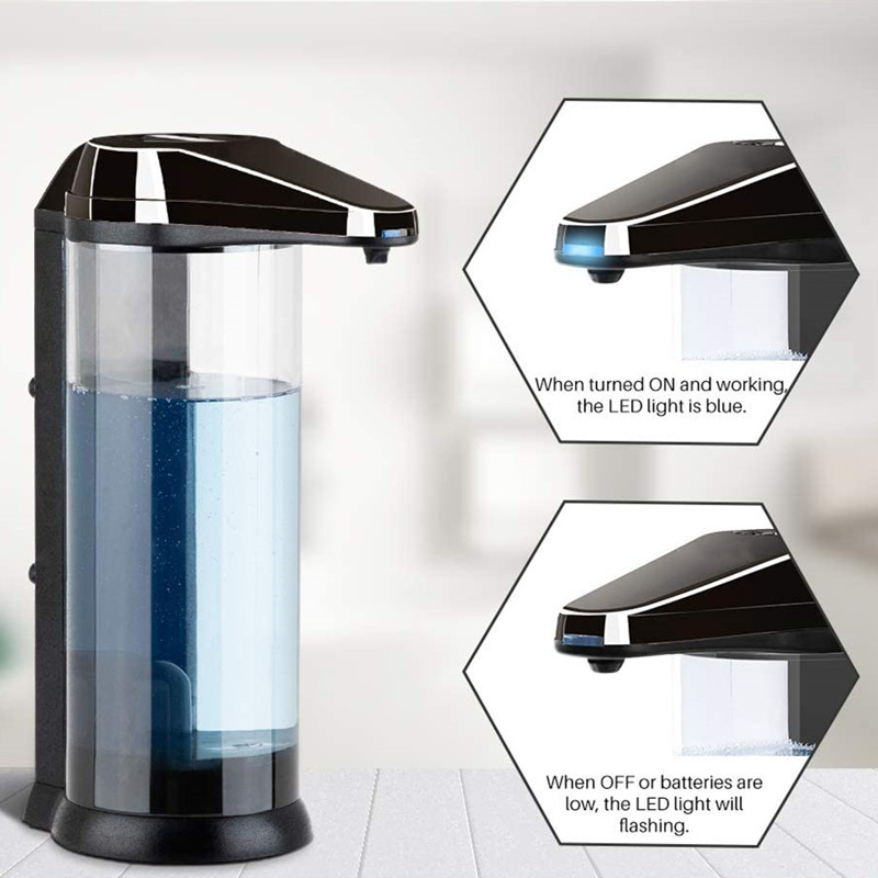 FCC Battery Operated Sanitizer Dispenser 500ML Countertop Automatic