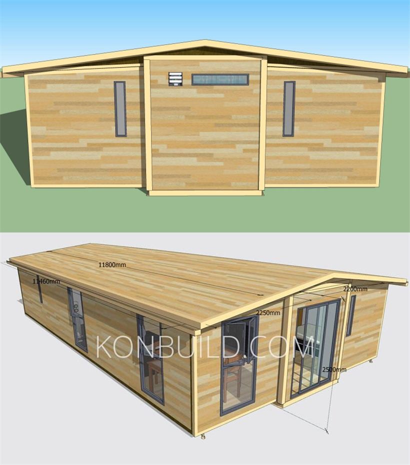 Can Be Moved At Any Time Modern Container House With Mobile Home