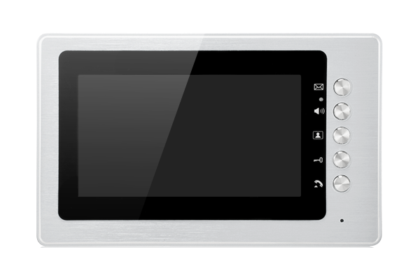 CK-102@ 7 Inch night vision screen color video door phone audio visual Intercom entry system