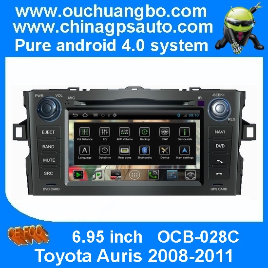 Ouchuangbo Car Radio S150 Android 4.0 System for Toyota Auris 2008-2011 Support Korean languages PIP GPS OCB-028C