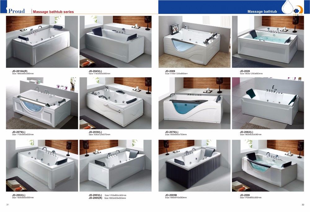 Air Bubble Massage Bathtubs Two Person Corner Jacuzzi Tub With TV 1810x890