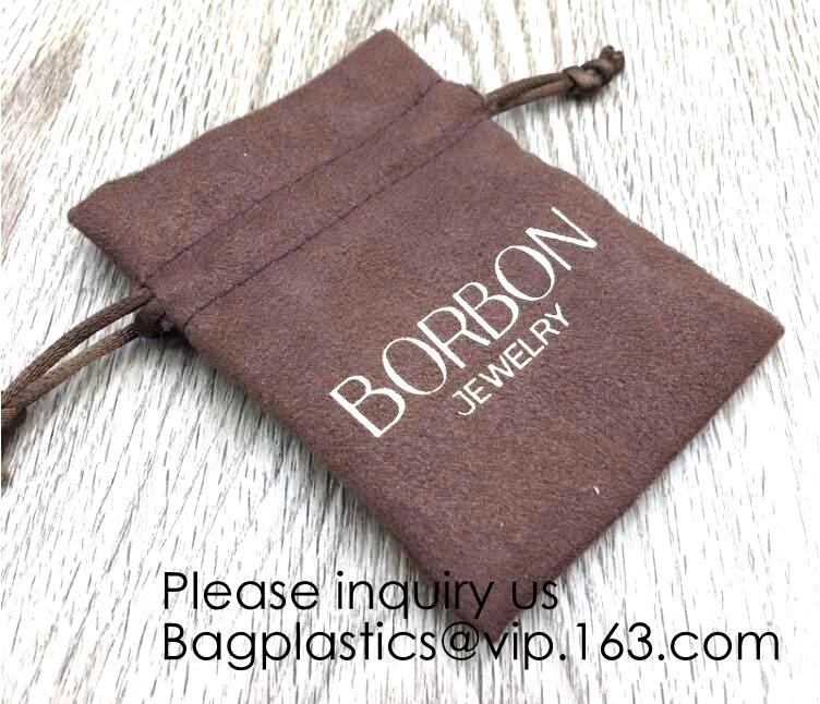 Envelop Red Velvet Christmas Pouch Promotional Red Velvet Packaging Bag For Cosmetic Gift Packaging, For Jewelry, bottle